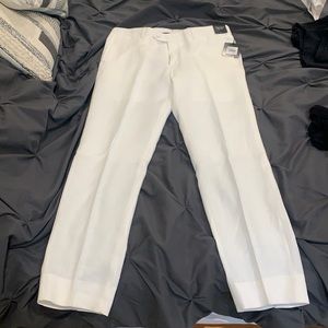 Men’s Nordstrom White Linen Pants 34 W
